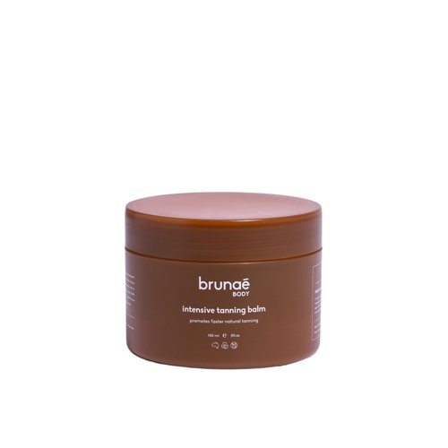 BRUNAE BODY® Intensive Tanning Bed Balm [FOR DARKER & FASTER TAN] - Natural Tan Accelerator Lotion for Sunbed - Sun Tanning Lotion for Women & Men with Tamanu & Acai Oil - 100% Vegan & Australian Made