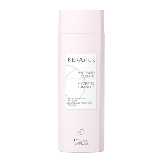 KERASILK Color Protecting Shampoo | Prevents Premature Color Fading |Provides Hydration & Enhances Shine | For Color Treated & Lightened Hair | Ideal For All Hair Types & Textures | 250 ml