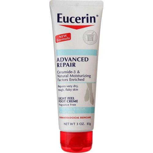 Eucerin Intensive Repair Foot Cream - Deep Moisturizing Formula | 3 Oz (Pack of 2)