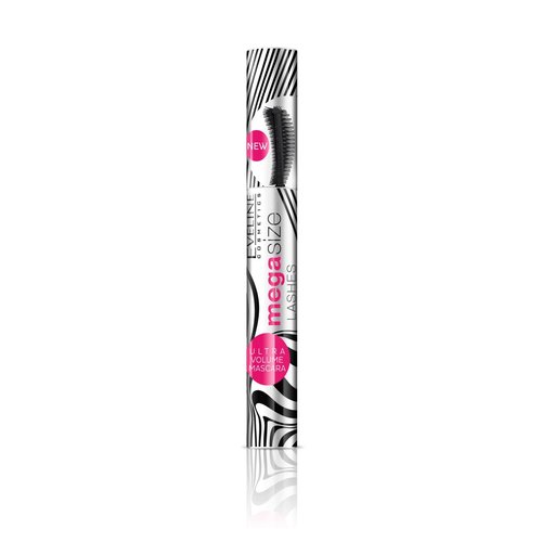 Eveline Mega Size Mascara for Luscious Lashes - 10ml Volume Boosting Formula