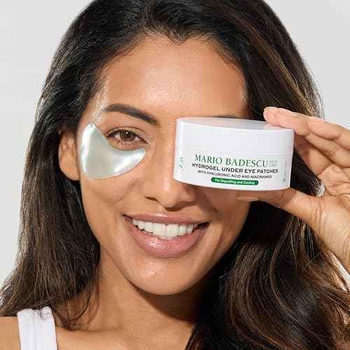 Mario Badescu Hydrogel Under Eye Patches (30 Pairs) ? Hydrating Eye Masks for Puffy Eyes, Dark Circles, Fine Lines, with Hyaluronic Acid & Niacinamide, Soothing & Plumping