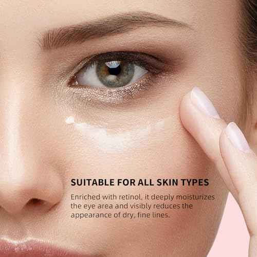 Retinol Eye Stick, Anti-Aging Eye Cream for Wrinkles, Dark Circles, Puffiness & Bags Under Eyes, All-in-one Multi Eye Balm with Caffeine, Vitamin C, Hydrating & Firming Skin