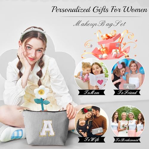 YOOLIFE Mom Gifts for Women, Travel Makeup Bag Organizer | Mother's Day Gift from Daughters | Small Travel Essentials Makeup Bag