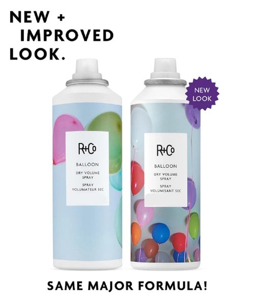 R+Co Balloon Dry Volume Spray - Boost Volume & Texture | Lightweight Formula for All Hair Types