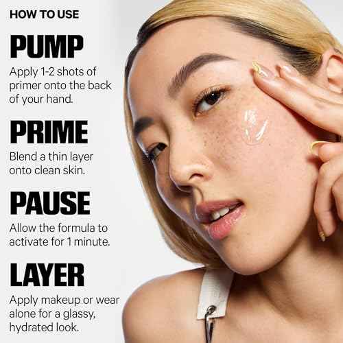 Milk Makeup Hydro Grip Primer with Hyaluronic Acid + Niacinamide ? Hydrating Face Primer Grips Makeup for Up to 12 Hours ? Silicone-Free, Lightweight Gel with Dewy Finish