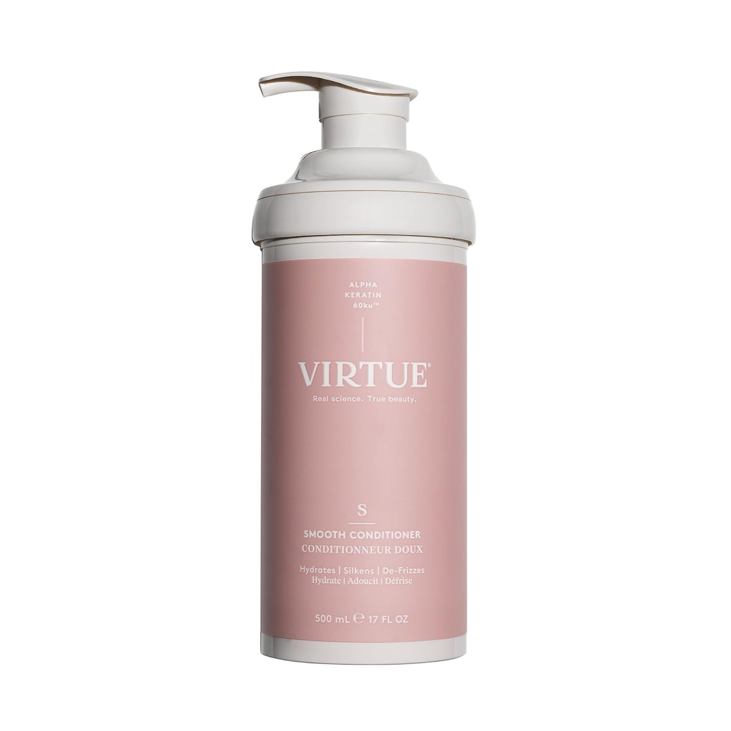 Virtue Smooth Conditioner - Frizz Control for Curly Hair | Sulfate-Free & Color Safe, 8 oz
