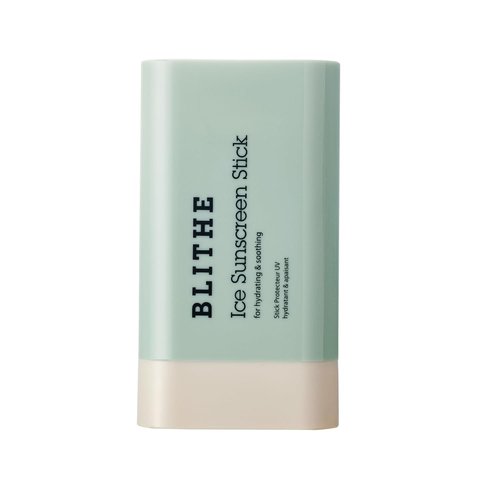 BLITHE Ice Sunscreen Stick SPF50+ - Cooling Effect & No White Cast | Korean Sun Care Essential