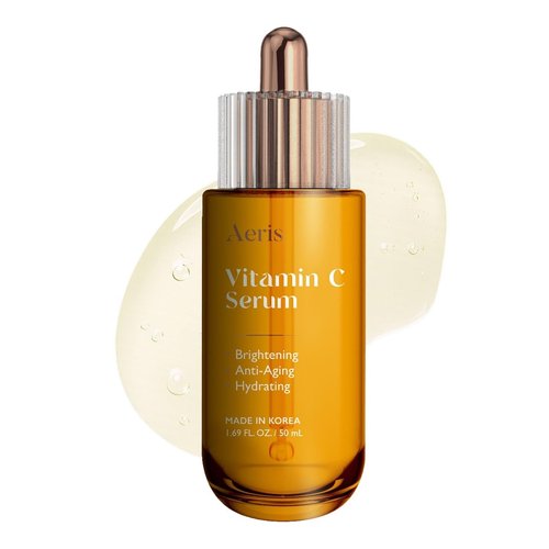 Aeris Vitamin C Face Serum – Hydrating & Revitalizing Formula For Dark Spots, Uneven Tone & Fine Lines – Dermatologist Tested, Anti-Aging, Korean Skin Care – Clean Beauty, Cruelty-Free – 1.69 Fl Oz