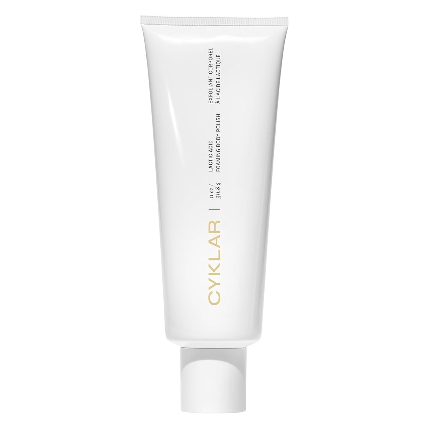 Cyklar Lactic Acid Body Polish - Chemical Exfoliator with AHAs & Volcanic Pumice | Hydrating, Fragrance-Free, 11 fl oz