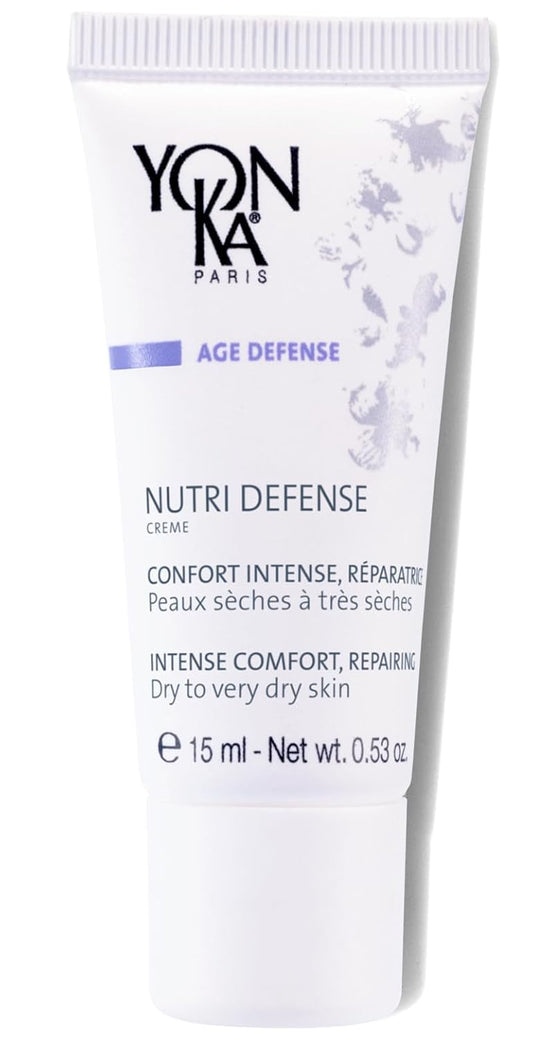 Yonka Nutri-Defense Creme - Nourishing Facial Moisturizer with Shea Butter & Probiotics for Dry Skin