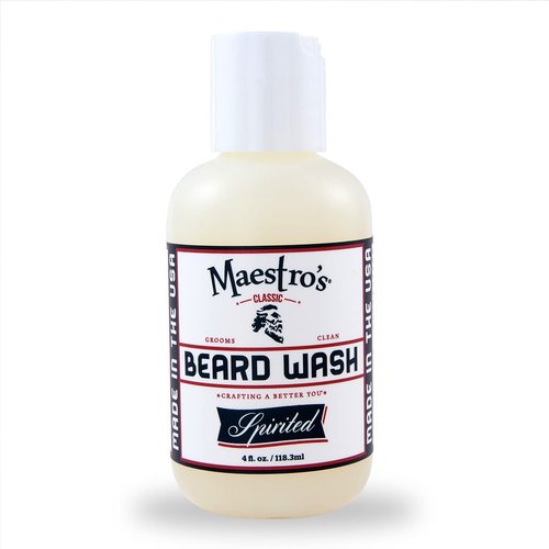 Maestro's Classic Beard Wash - Anti-Itch, Deep Cleaning Hydrating Cleanser for All Beard Types | 4 Ounce