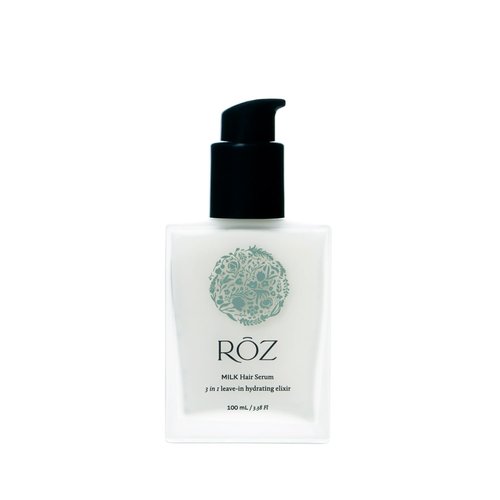 RŌZ Milk Hair Serum - 3-in-1 Leave-In Treatment for All Hair Types | Hydrates, Smooths & Controls Frizz - 3.4 fl. oz.