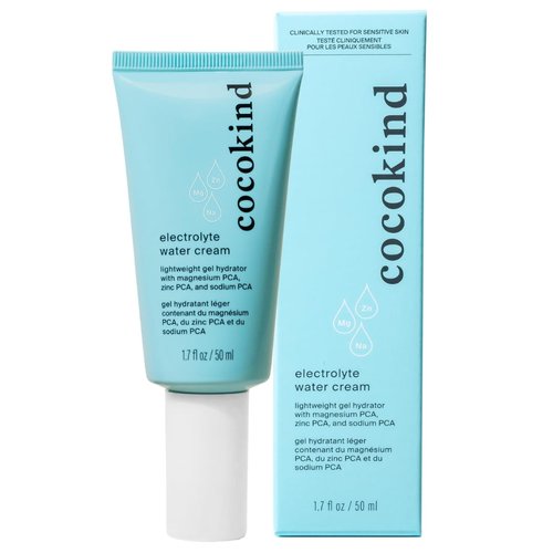 Cocokind Electrolyte Water Cream - Lightweight Hydrating Gel Moisturizer for All Skin Types | 1.7 Fl Oz