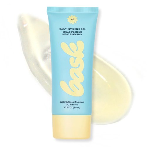 Bask SPF 40 Daily Invisible Gel Face Sunscreen - Hydrating, Fragrance-Free, Lightweight & Non-Greasy | 1.7 fl oz