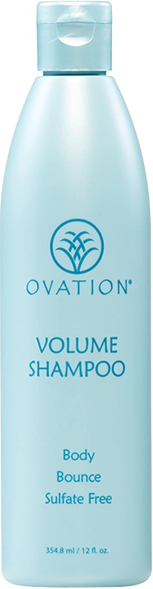 Ovation Hair Volume Shampoo - Boosts Volume & Bounce - 12 oz - Gentle Cleansing with Fenugreek & Aloe Vera