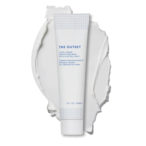 Outset Cool Cream Smoothing Mask - Hydrating & Plumping Vegan Face Mask for All Skin Types