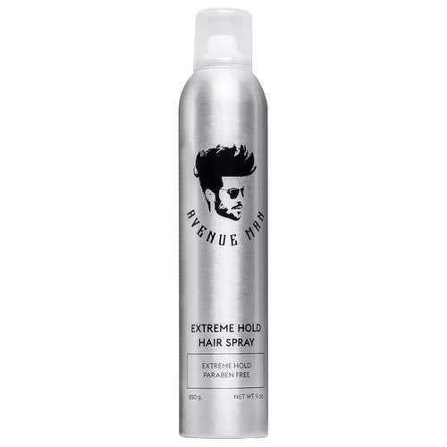 Avenue Man Extreme Hold Hairspray - Paraben-Free Hair Spray for Men | 9.0 oz with Natural Extracts