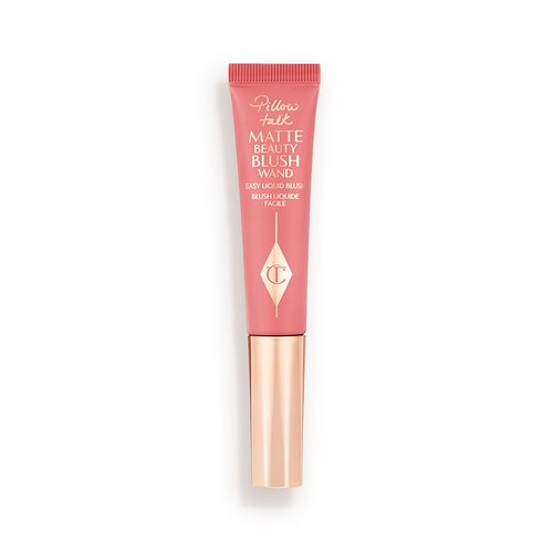 Charlotte Tilbury Pillow Talk Matte Liquid Blush Wand - Light-Reflecting Matte Blush with Cushion Applicator
