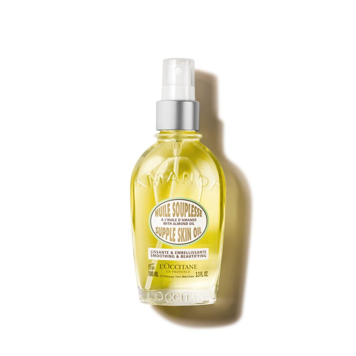 L'OCCITANE Almond Skin Oil - Nourishing Moisture for Soft Skin | 3.30 Fl Oz
