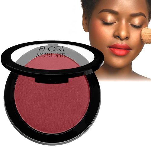 Flori Roberts Color Pro Blush - Pressed Powder Blush for Buildable Coverage & Complexion Enhancement