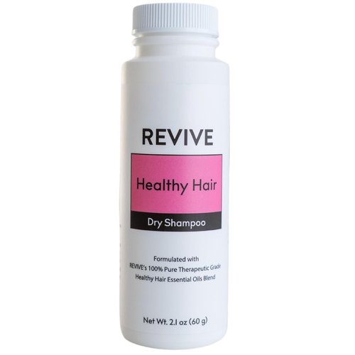 Revive Essential Oils Dry Shampoo Powder - Absorbs Oil, No Residue | Rosemary Scent (2 oz)
