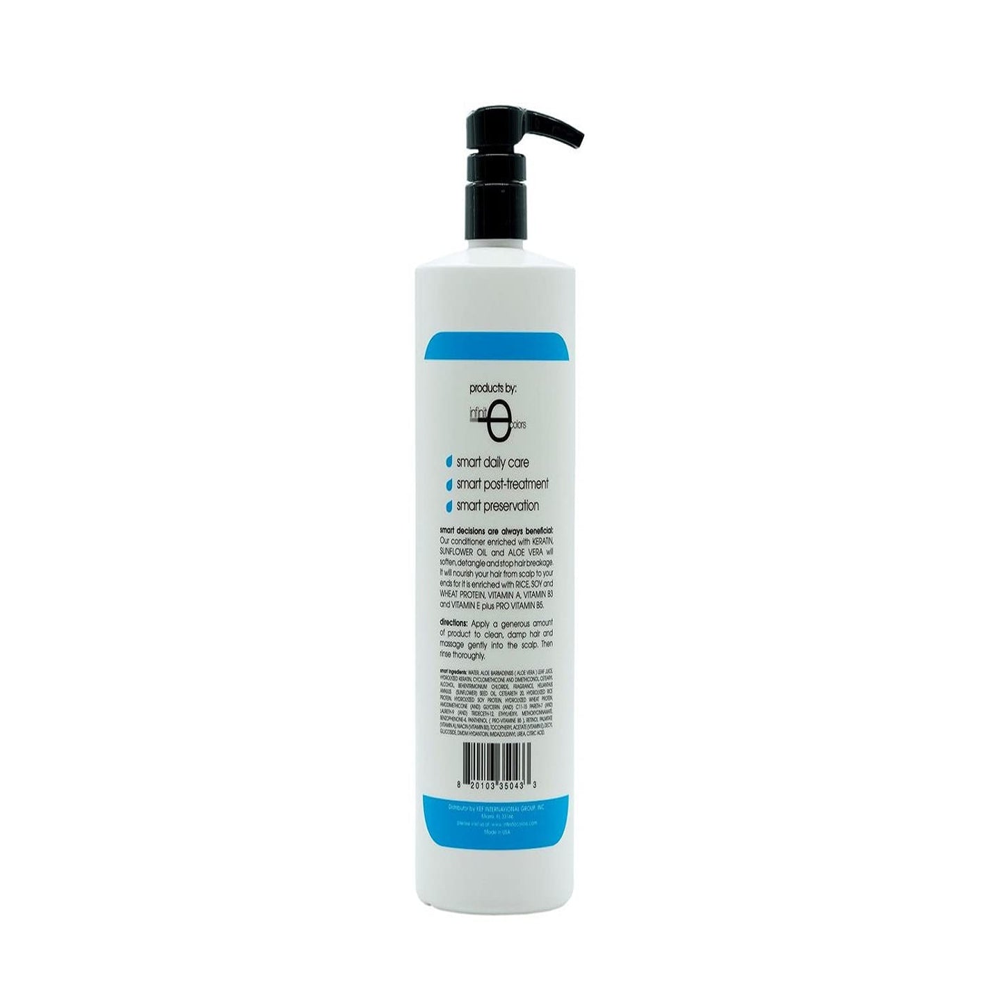 Smart Protection Ultra Moisture Conditioner - Sulfate & Paraben Free for Keratin Treated Hair | 32oz