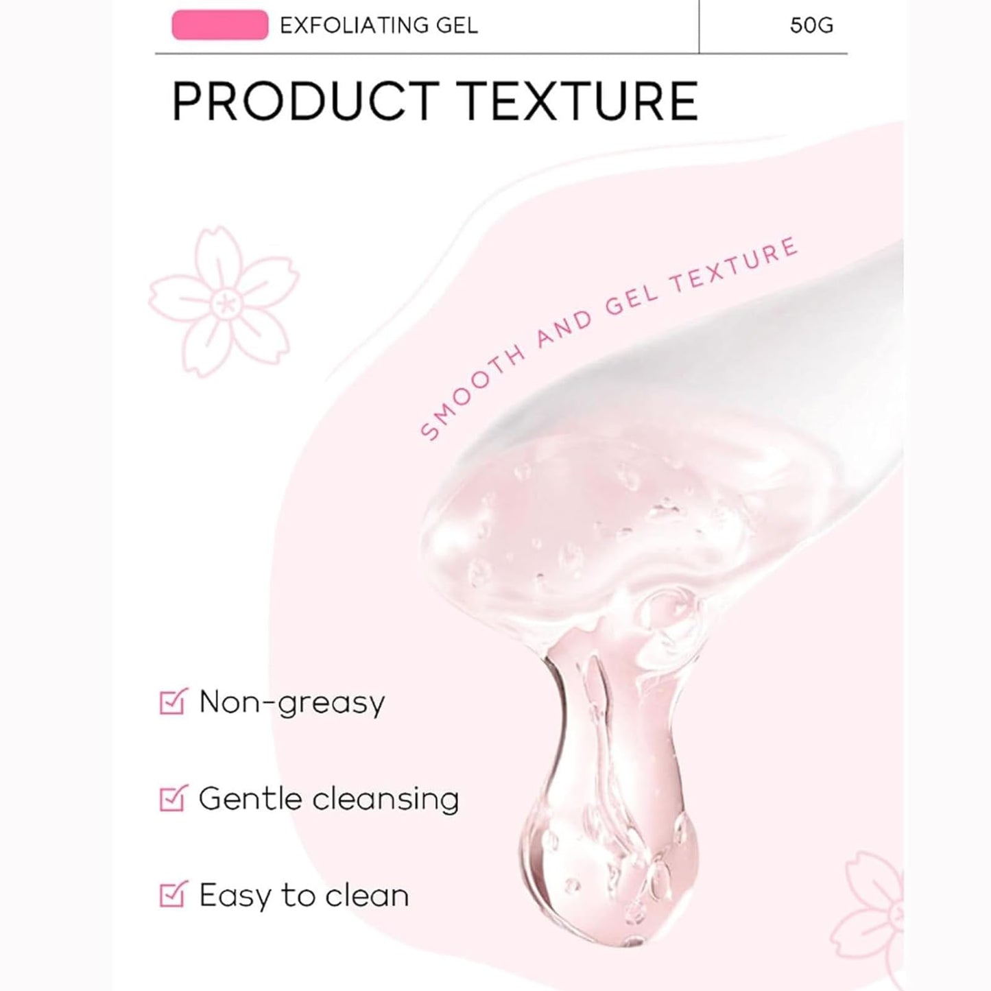 Purifying Exfoliating Gel, Face and Body Exfoliating Scrub Gel, Deep Cleansing Moisturizing Facial Exfoliator for All Skin Types (2pcs)