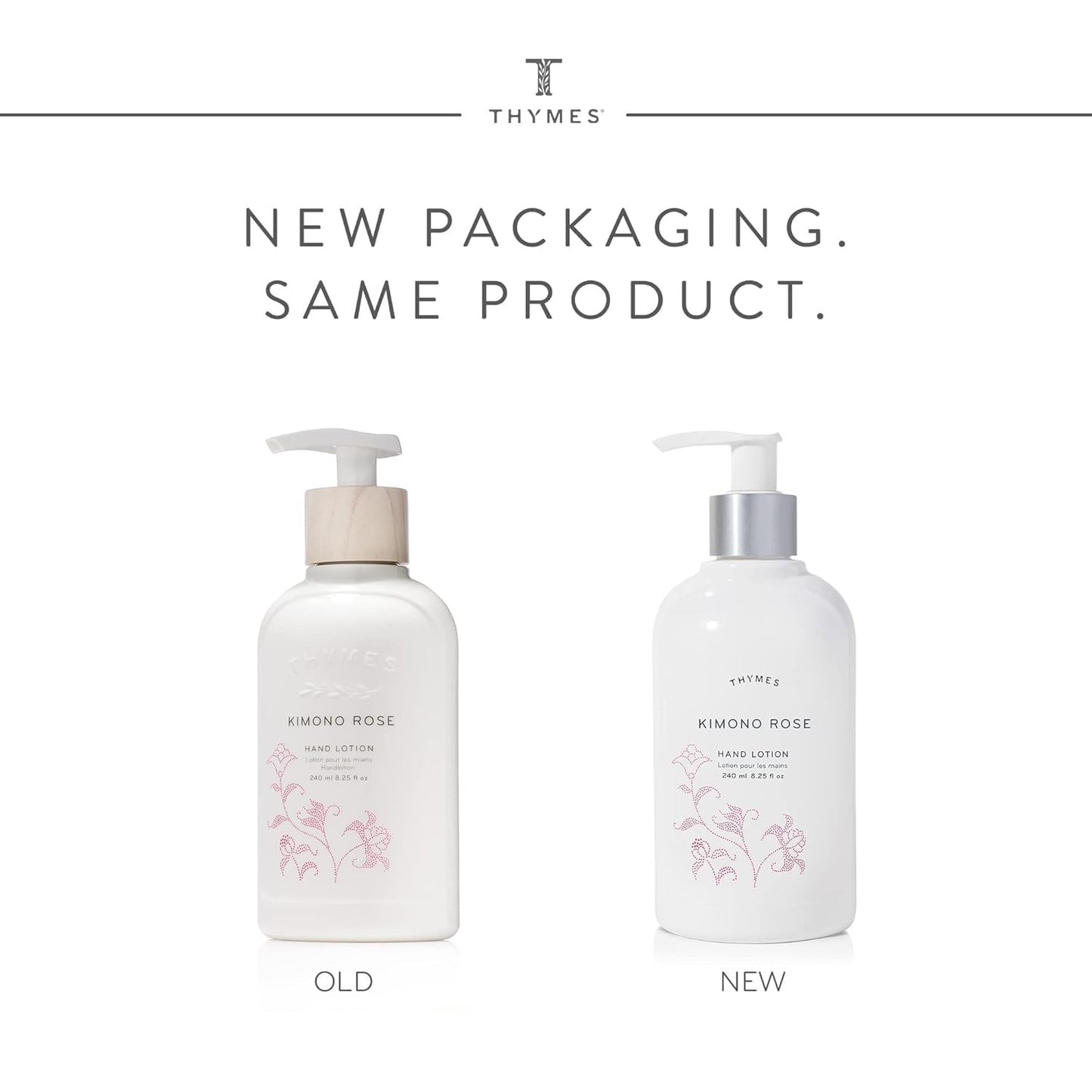 Thymes Hand Lotion - Kimono Rose Scent - 8.25 Fl Oz Moisturizing Formula