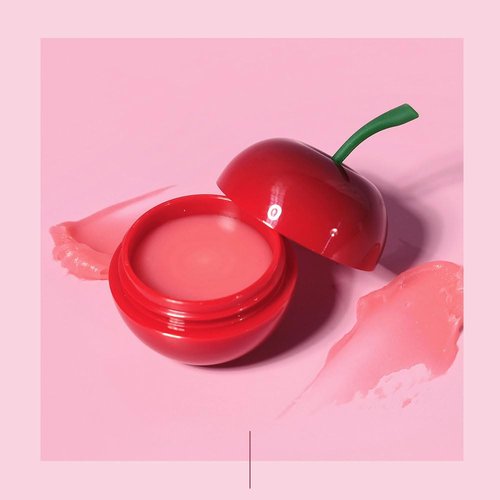 PRETTYSKIN Korean Vegan Lip Balm - Hydrating, Smooth Texture | 0.31oz (9g) Cherry Flavor