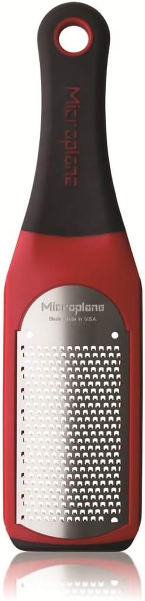 Microplane Artisan Series Cheese Grater - Fine Zester in Vibrant Red Color