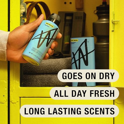 Jake Paul Chainsaw Body Spray for Men By W, Odor Blocking Body Deodorant, Long Lasting Protection, Limited Edition, 3.4 fl oz