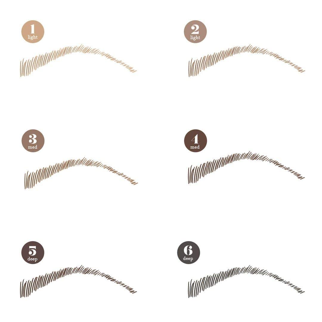 Benefit Precisely My Brow Pencil - Ultra-Fine Brow Defining Pencil | #6 Deep, 0.08g/0.002oz