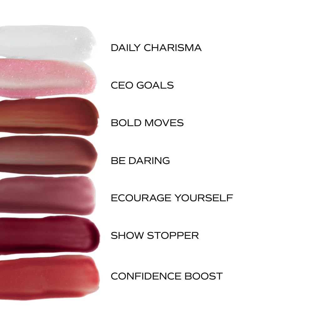 Your Best Self Peptide Lip Gloss - Non-Sticky, High Shine Formula with Hyaluronic Acid & Peptides