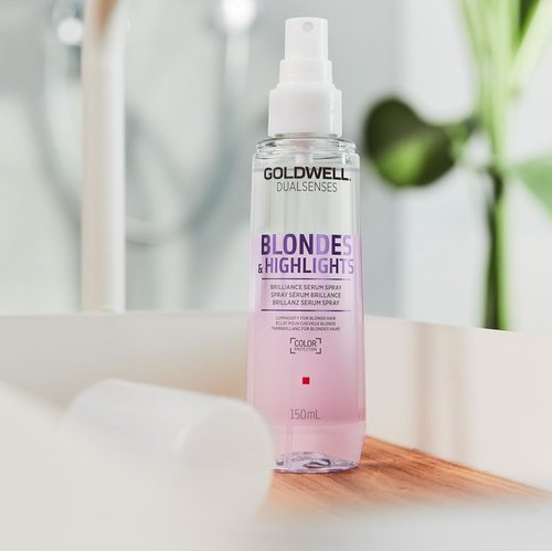 Goldwell Dualsenses Brilliance Serum Spray - Enhance Blondes & Highlights | 150mL