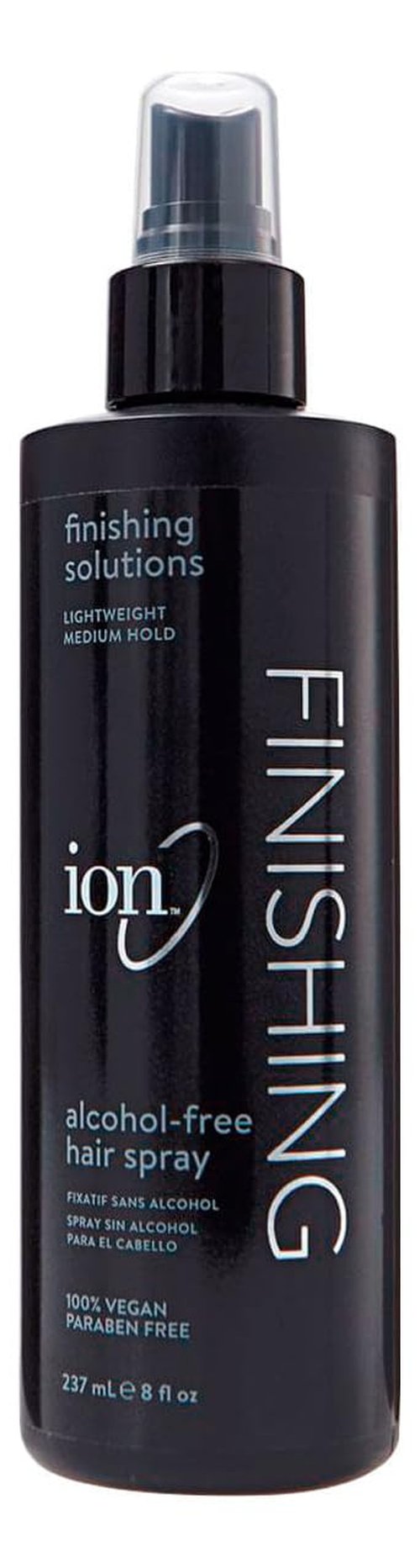 Ion Alcohol-Free Finishing Hair Spray - Lightweight Medium Hold | 8oz Vegan Anti-Frizz Formula
