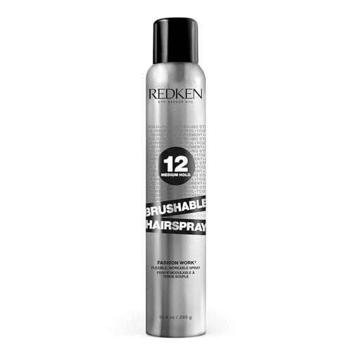 Redken Brushable Hairspray 12 - Flexible Medium Hold For All Hair Types | Frizz & Humidity Protection