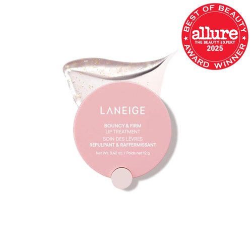 LANEIGE Bouncy & Firm Lip Treatment - Plumping Lip Care with Peony, Collagen & 5D Hyaluronic Acid