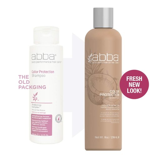 ABBA Pure Color Protection Shampoo - Nourishing Coconut Oil & Sage Formula