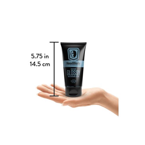 HeadBlade HeadLube Glossy Aftershave Moisturizer - 5 oz Lotion for a Shiny, Grease-Free Finish