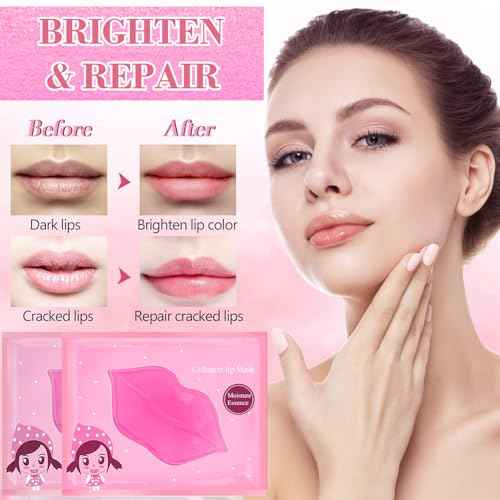 20 Pairs Lip Mask & Eye Mask, Under Eye Patches, Lip Mask Skincare, Bridesmaid Gifts, Bachelorette Party Favors, Bridesmaid Proposal Gifts, Hangover Kit, Bulk Gifts, Cheer Gifts, Bridal Shower Gifts