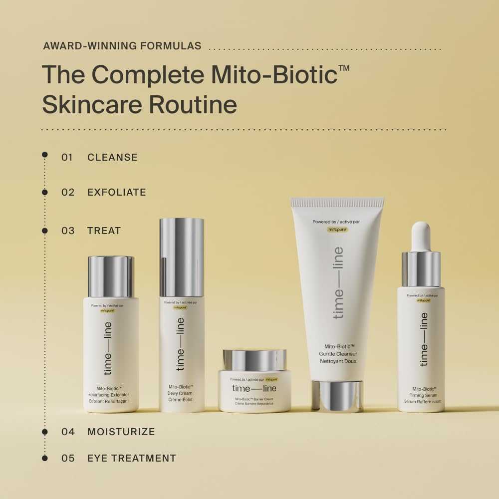Timeline Mitopure™ Gentle Cleanser - Non-Drying & Calming Formula with Ceramides - Travel Size 1.7 Fl Oz