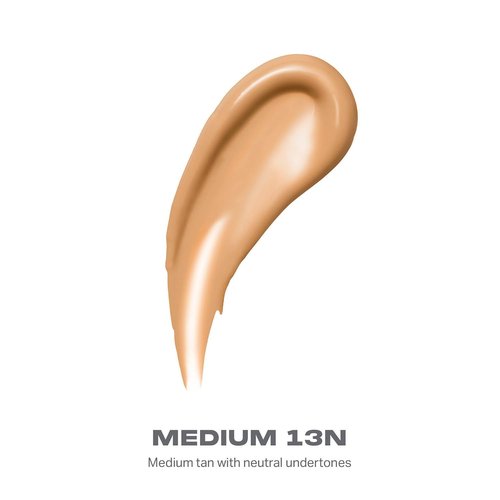 Morphe Lightform Dewy Foundation - Long-Lasting Hydration & Natural Radiance - Medium 13N (1.01 fl oz)