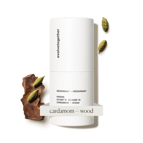 Evolve Together Aluminum-Free Natural Deodorant | Vetiver & Cedarwood Scent | Soothes Skin, Vegan | 1.69 Oz