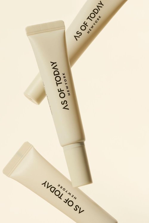R Peptide Lip Balm - Hyaluronic Acid & Peptide Glossy Treatment | Salted Caramel Hydration | 0.35 oz