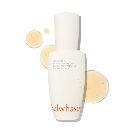 Sulwhasoo First Care Activating Serum - Anti-Aging Solution for Fine Lines & Dryness | 500-Hour Aged Ginseng & Vitamin C | Korean Skincare