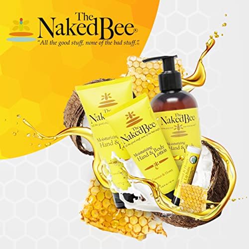 Naked Bee Orange Blossom Honey Hand Cream - Intensive Nourishing Formula for Soft, Smooth Hands | 8 oz