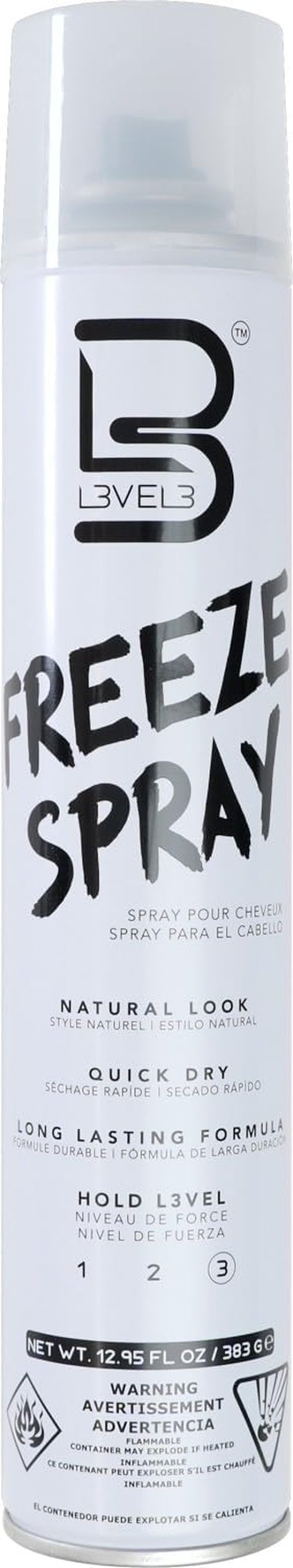 L3 Level 3 Hair Spray - Long Lasting and Strong Hold Hair Spray (12.95 Oz)