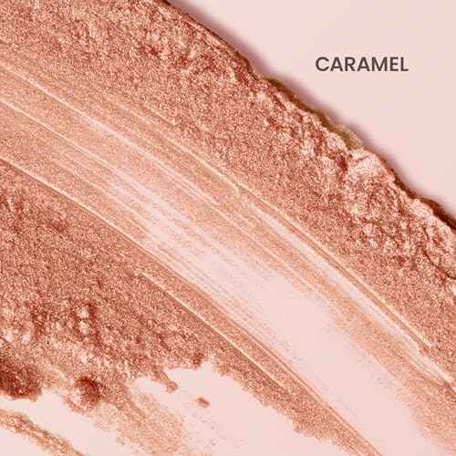 Burt's Bees Shimmer Lip Tint Set, Tinted Lip Balm Stick, Moisturizing for All Day Hydration with Natural Origin Glowy Pigmented Finish & Buildable Color, Caramel (4-Pack)