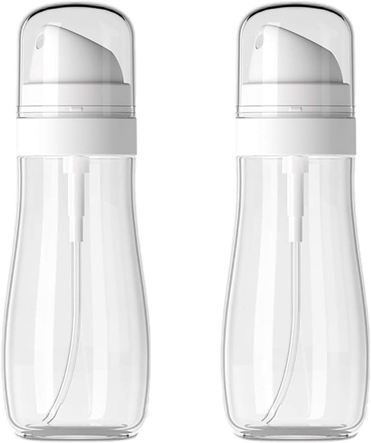 Yolaist Fine Mist Spray Bottles - 2 Pack 3.4oz/100ml Refillable Travel Bottles for Toners & Cosmetics