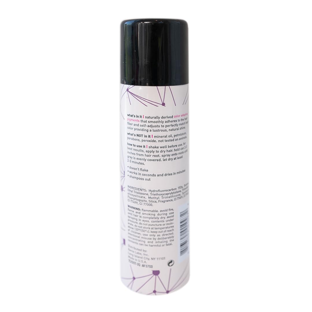 Style Edit Root Touch Up Spray - Temporary Dark Brown Hair Color for Gray Roots | Salon-Quality, Transfer-Resistant Concealer, 2 oz